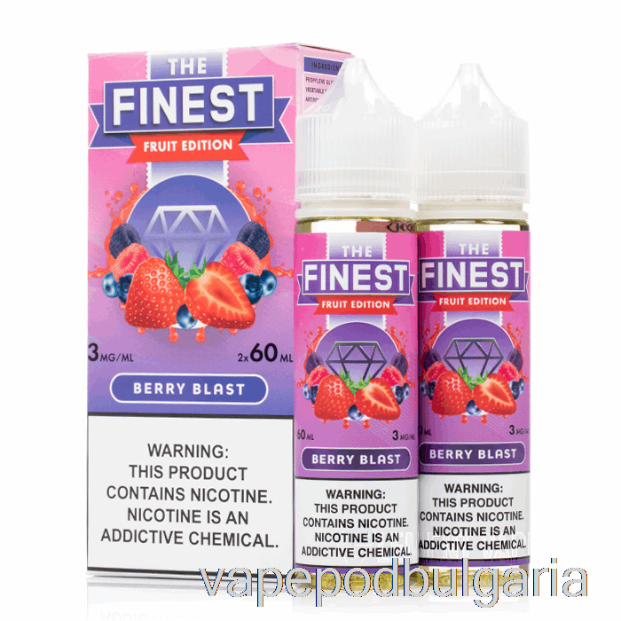 Vape Течности Berry Blast - най-доброто плодово издание - 120ml 0mg